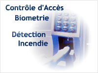 contrôle d'accès - détection incendie - biométrie